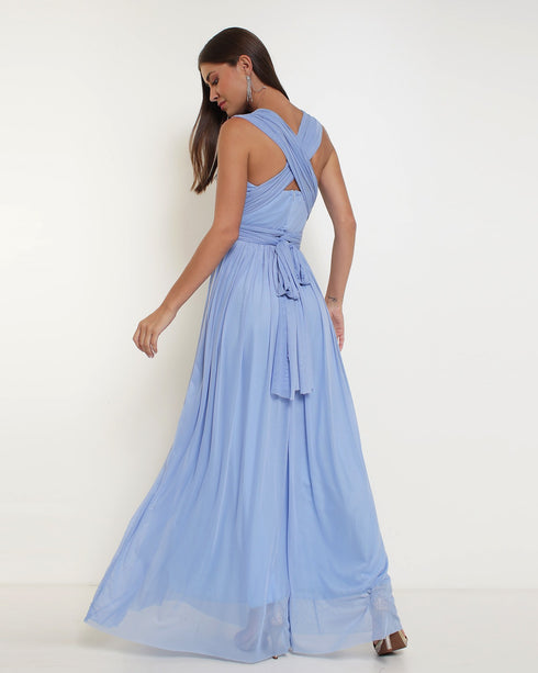 Vestido Multiformas Tule VESTIDO LONGO PETRA FINA